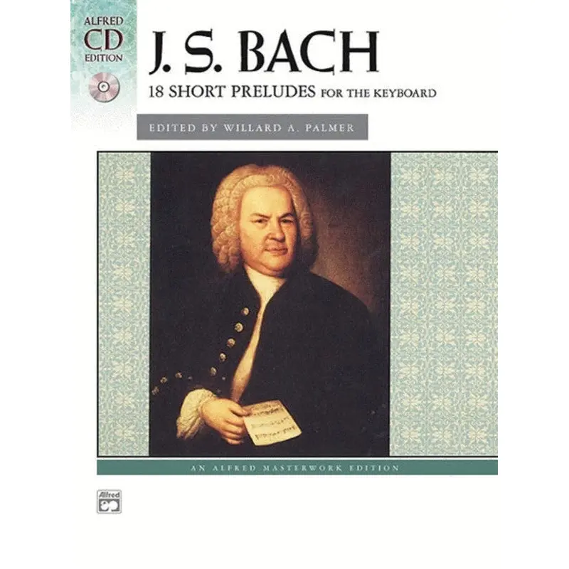 BACH - 18 SHORT PRELUDES BK/CD