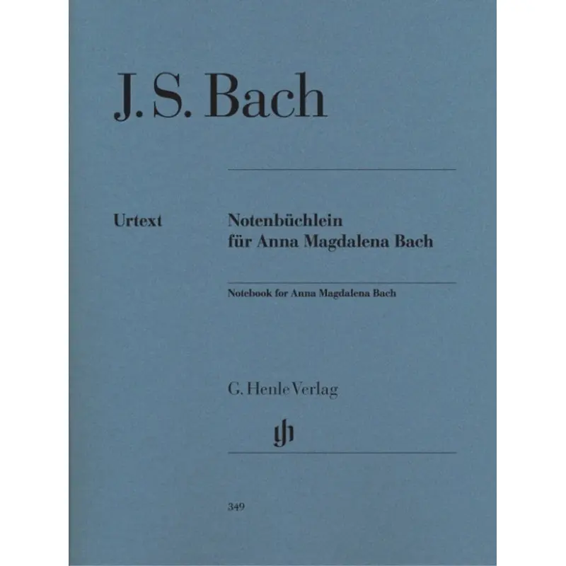 BACH - ANNA MAGDALENA NOTEBOOK COMPLETE URTEXT