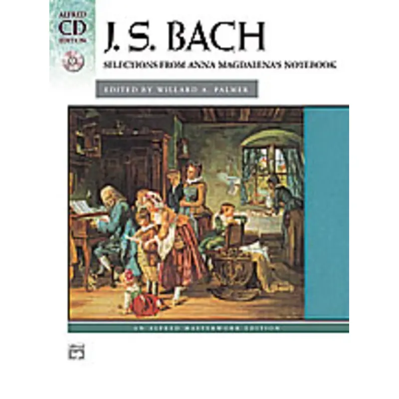 BACH - ANNA MAGDALENA NOTEBOOK SELECTIONS BK/CD