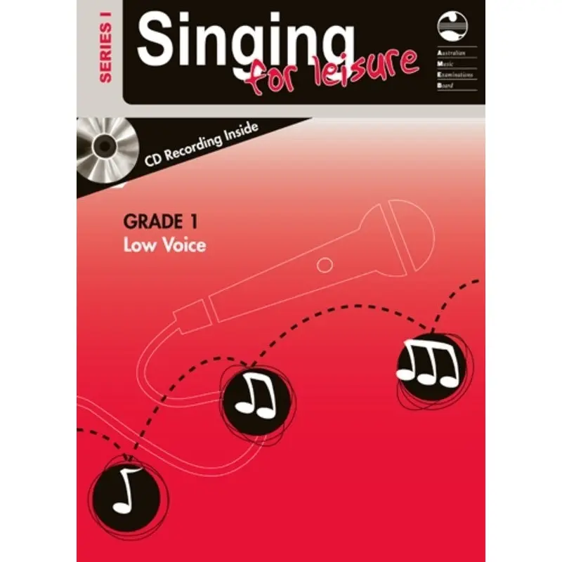 AMEB SINGING FOR LEISURE BK/CD GRADE 1 LOW SERIES 1