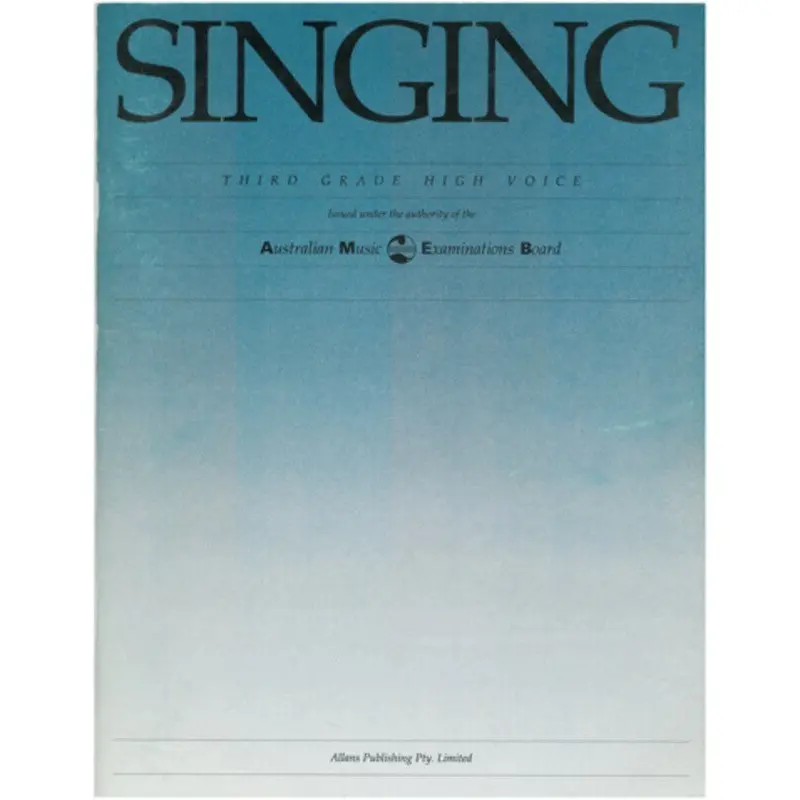 AMEB SINGING GRADE 3 HIGH