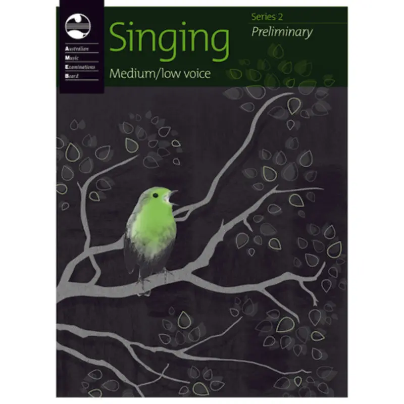AMEB SINGING SERIES 2 PRELIMINARY GRADE MED LOW