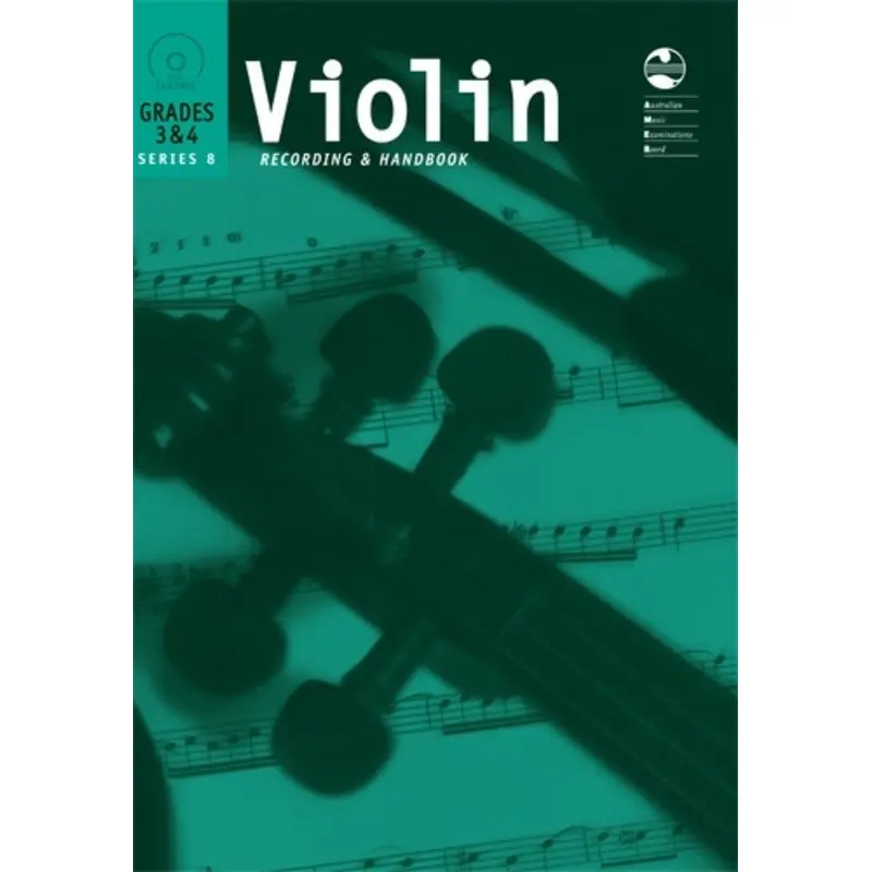 AMEB VIOLIN GR 3 TO 4 SERIES 8 CD/HANDBOOK (O/P)