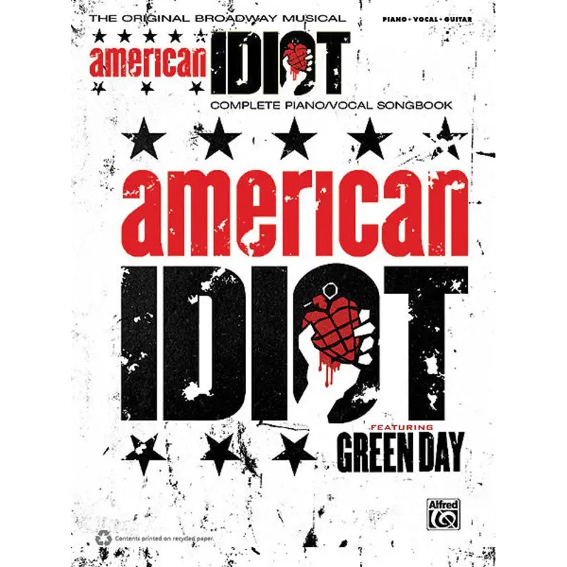 AMERICAN IDIOT THE MUSICAL VOCAL SELECTIONS PVG