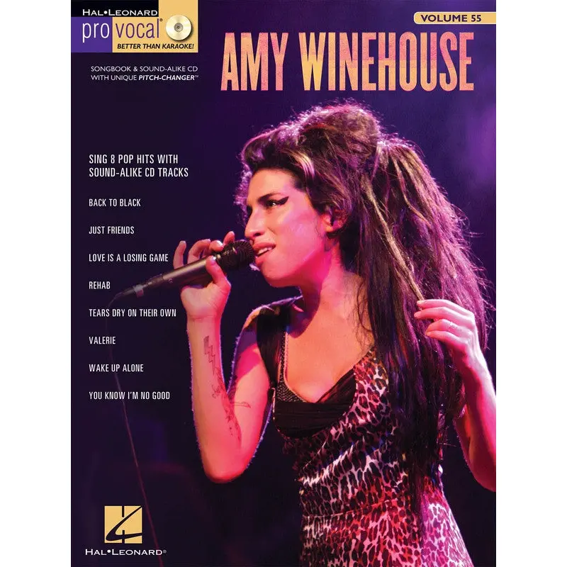 AMY WINEHOUSE PRO VOCAL WOMENS V55 BK/CD