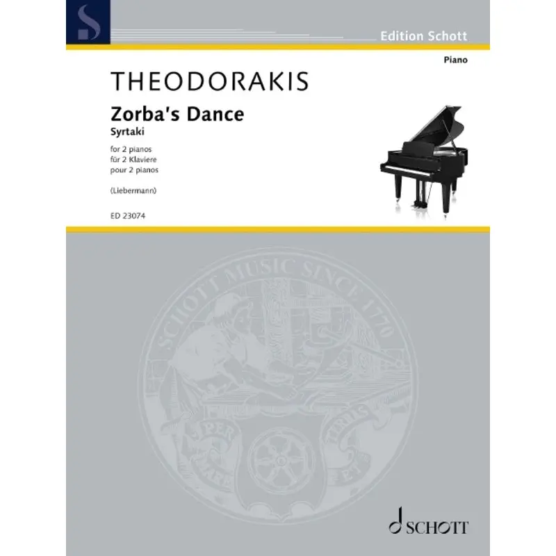 ZORBAS DANCE FOR 2 PIANOS
