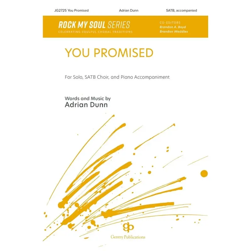 YOU PROMISED SOLO/SATB/PIANO (POD)