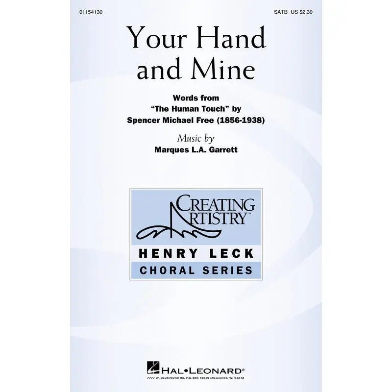 YOUR HAND AND MINE SATB