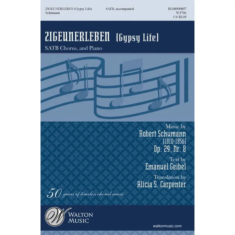 ZIGEUNERLEBEN (GYPSY LIFE) SATB (O/P SUB)