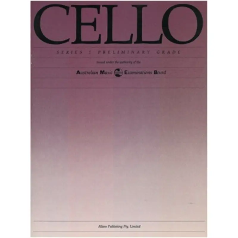 AMEB CELLO PRELIMINARY GRADE SERIES 1 VINTAGE