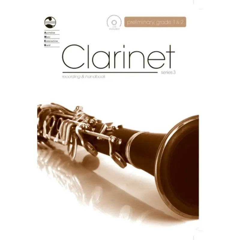 AMEB CLARINET PRELIM TO GRADE 2 SERIES 3 CD/HANDBOOK