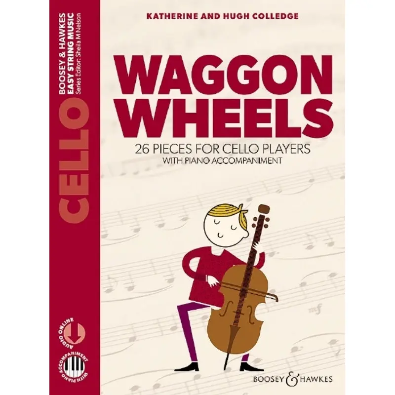 WAGGON WHEELS CELLO/PIANO BK/OLA NEW EDITION