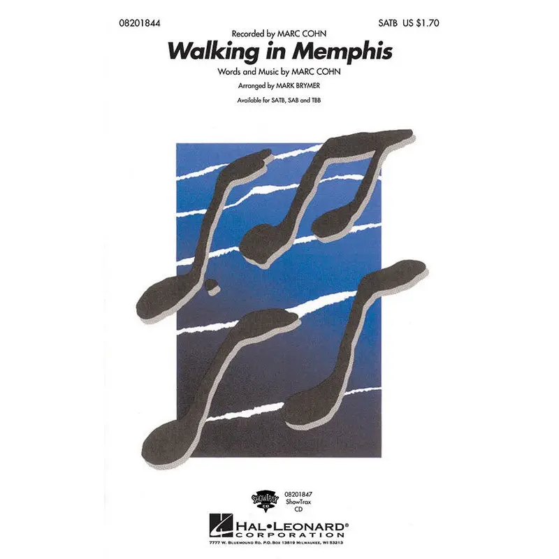 WALKING IN MEMPHIS SATB