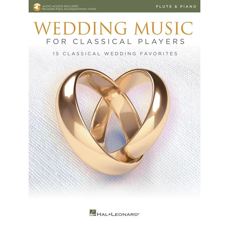 WEDDING MUSIC CLASSICAL PLAYERS FLUTE/PIANO BK/OLA