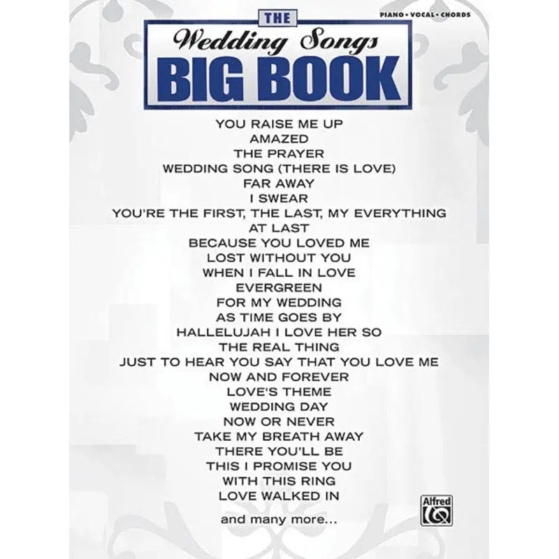 WEDDING SONGS BIG BOOK PVG