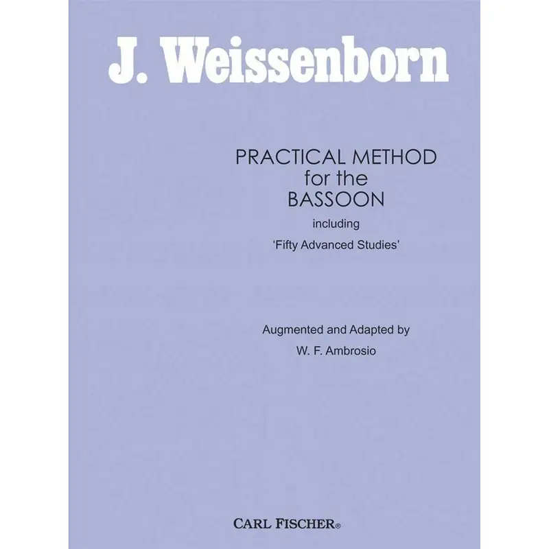 WEISSENBORN - PRACTICAL METHOD FOR BASSOON ED AMBROSIO