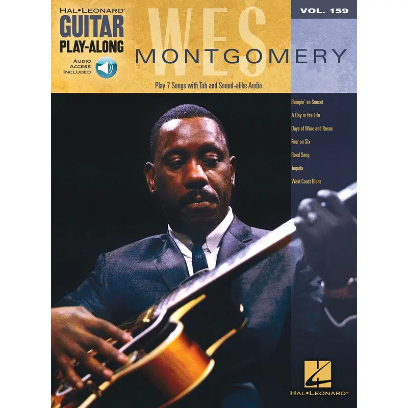 WES MONTGOMERY GUITAR PLAYALONG V159 BK/OLA