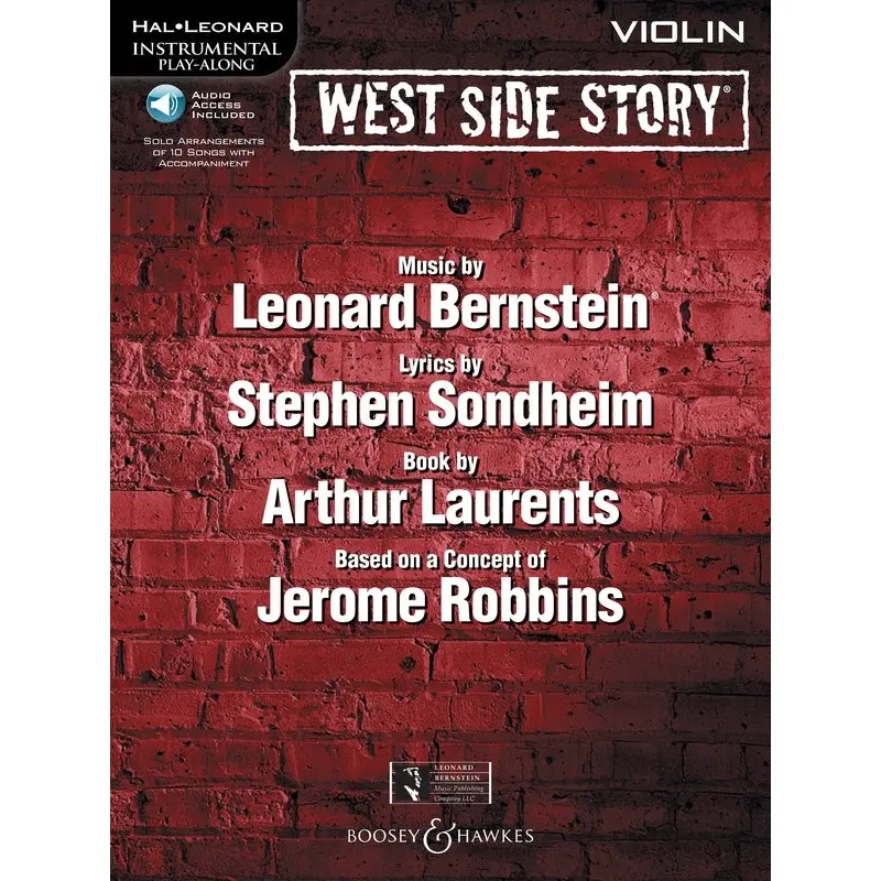 WEST SIDE STORY BK/CD VIOLIN