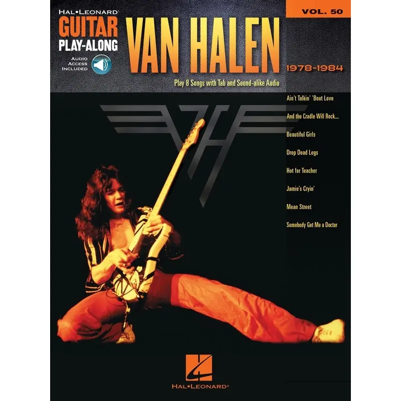 VAN HALEN 1978-1984 GUITAR PLAYALONG V50 BK/CD