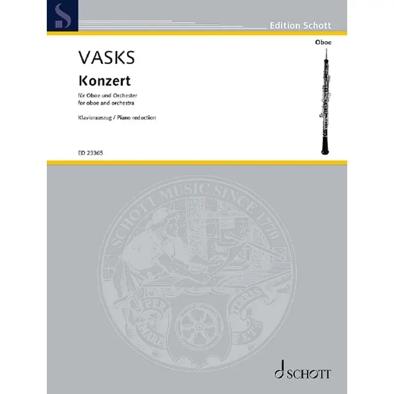 VASKS - CONCERTO FOR OBOE/PIANO