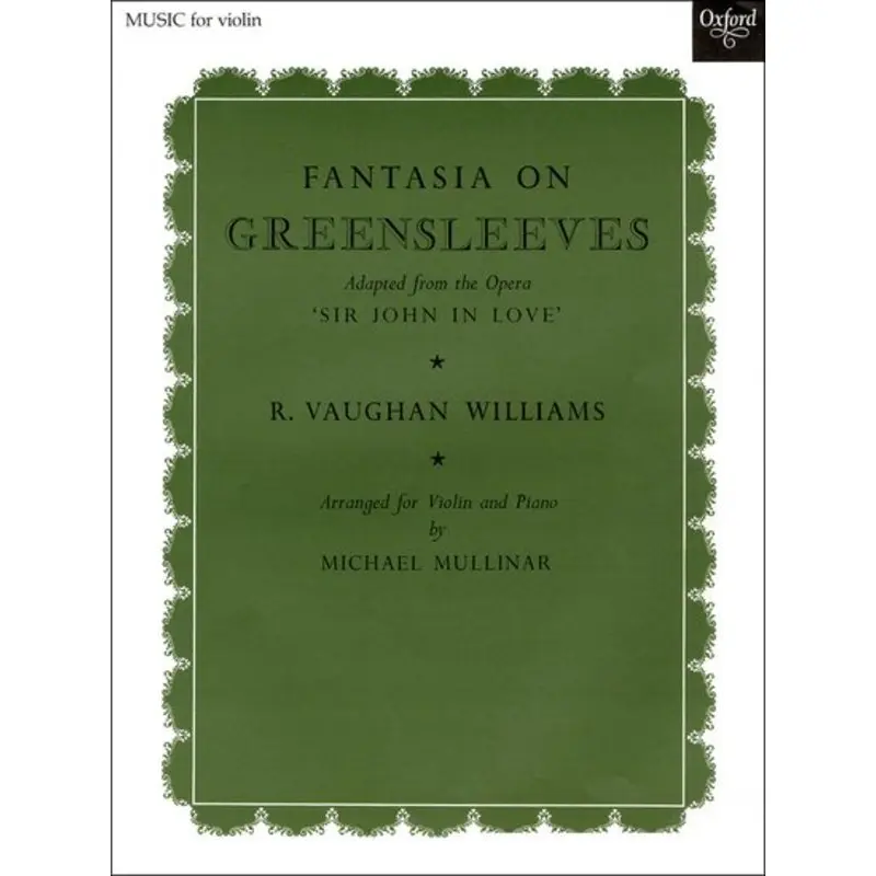 VAUGHAN WILLIAMS - FANTASIA ON GREENSLEEVES VIOLIN/PIANO