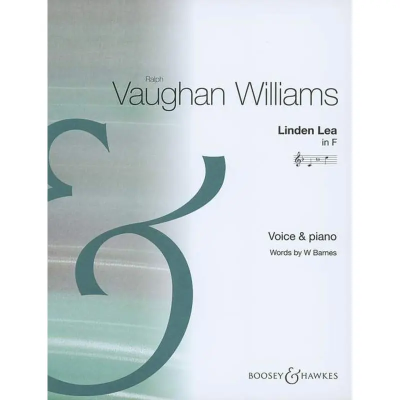 VAUGHAN WILLIAMS - LINDEN LEA IN F LOW VOICE