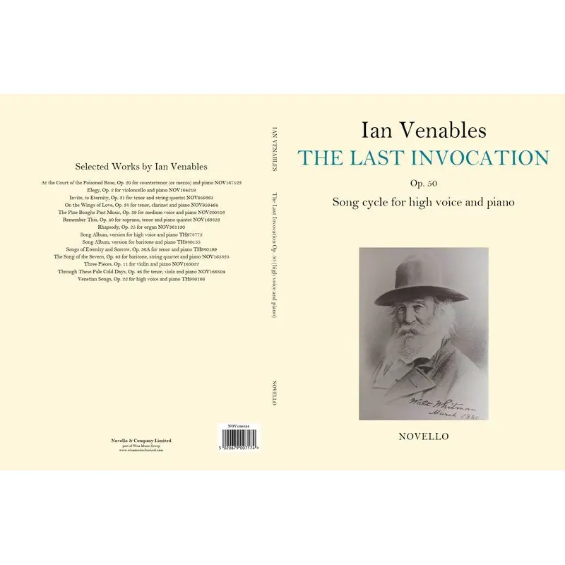 VENABLES - THE LAST INVOCATION FOR HIGH VOICE/PIANO
