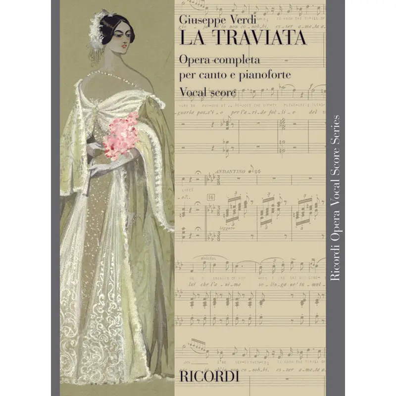 VERDI - LA TRAVIATA VOCAL SCORE ITA/ENG/GER/FRE
