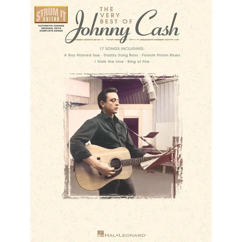 VERY BEST OF JOHNNY CASH STRUM IT GUITAR