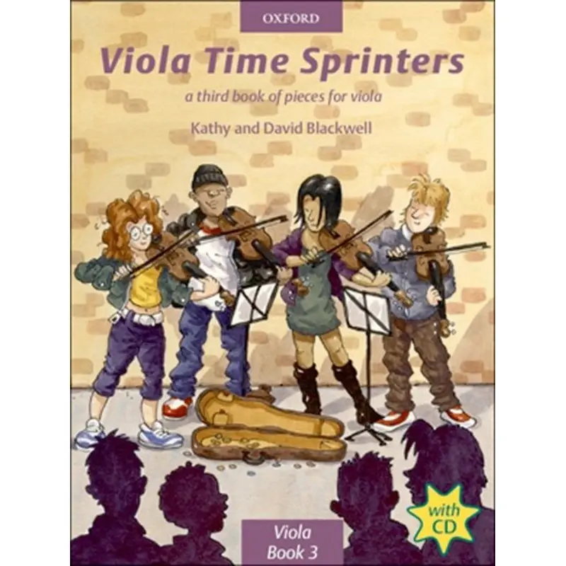 VIOLA TIME SPRINTERS BK/CD