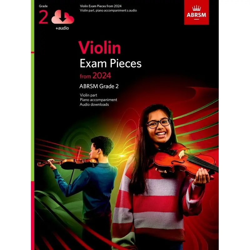 VIOLIN EXAM PIECES FROM 2024 ABRSM GR 2 VIOLIN/PIANO/AUDIO