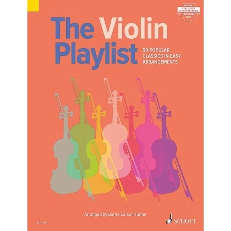 VIOLIN PLAYLIST 50 POPULAR CLASSICS BK/OLA