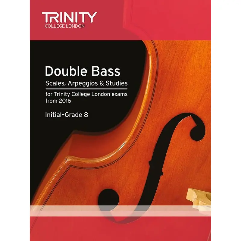 TRINTY DOUBLE BASS SCALES ARPEGGIOS STUDIES INITIAL-GR 8