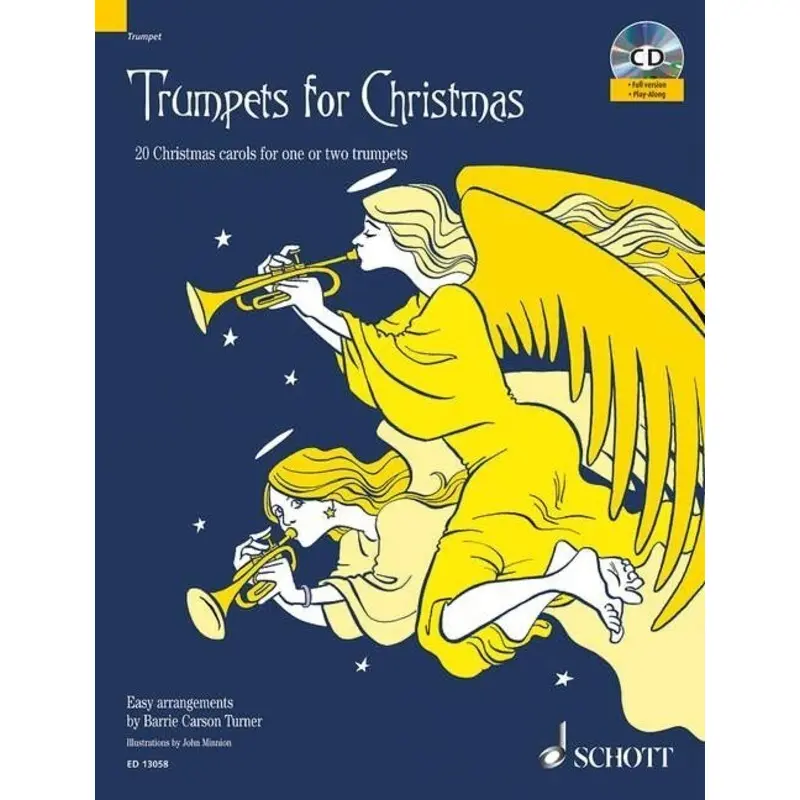 TRUMPETS FOR CHRISTMAS 1 OR 2 TRUMPETS BK/CD