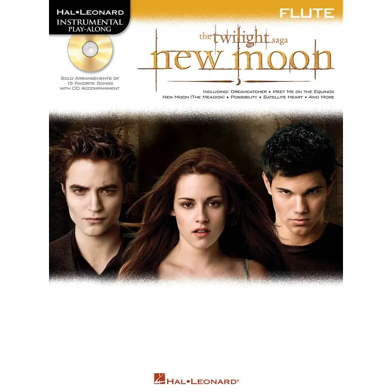 TWILIGHT NEW MOON BK/CD FLUTE