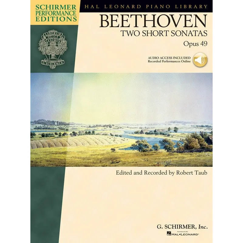 TWO SHORT SONATAS OP 49 BEETHOVEN SPE BK/CD