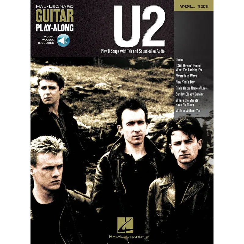 U2 - GUITAR PLAYALONG V121 BK/OLA