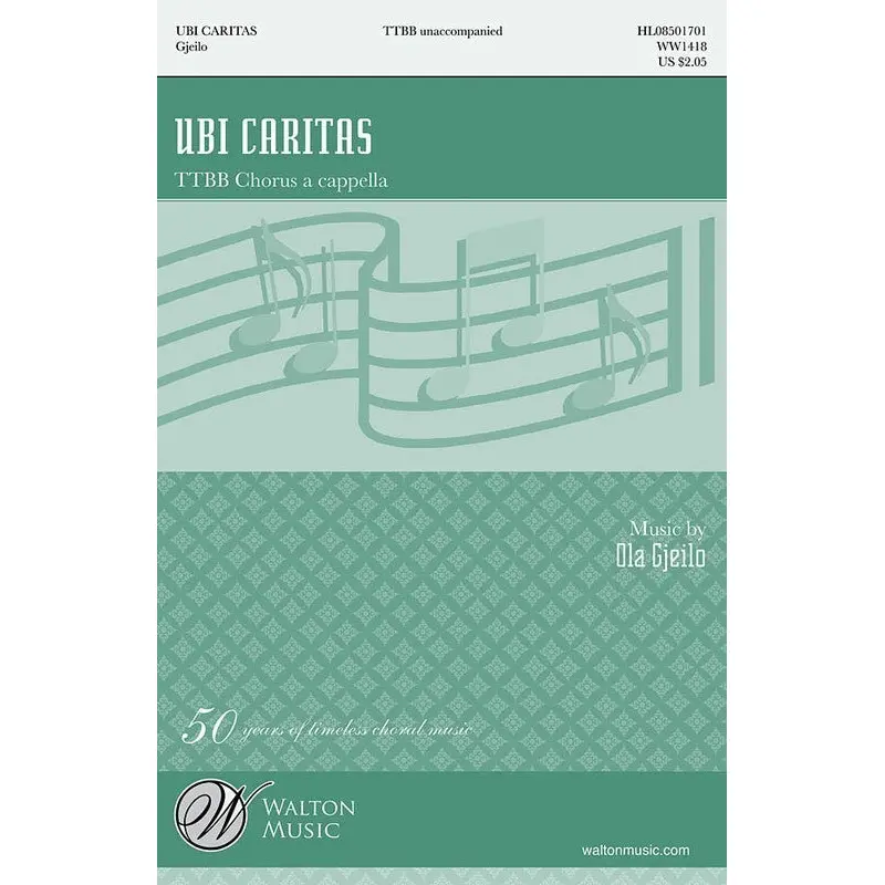 UBI CARITAS TTBB A CAPPELLA