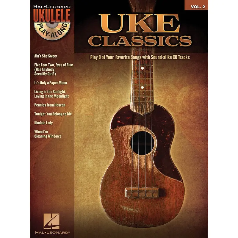 UKE CLASSICS UKULELE PLAY ALONG BK/CD V2