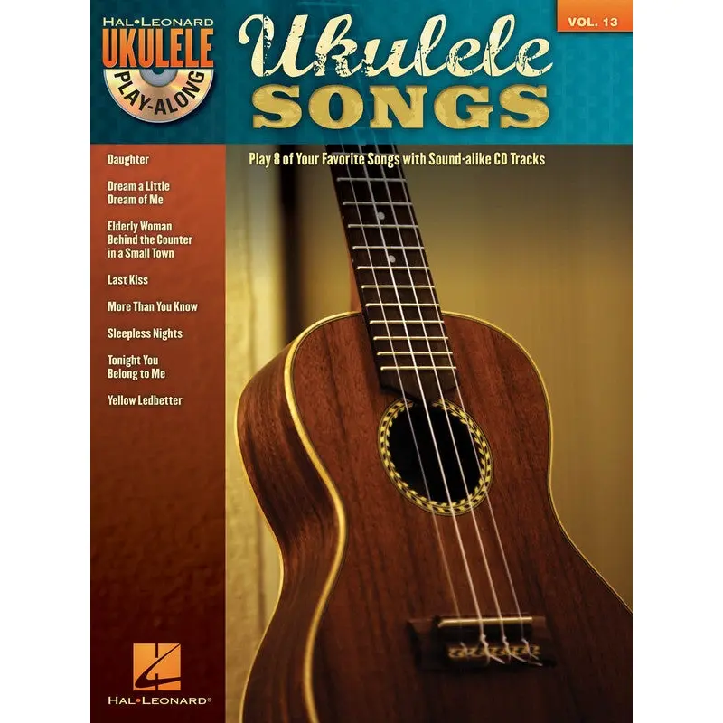 UKULELE SONGS UKULELE PLAY ALONG BK/CD V13
