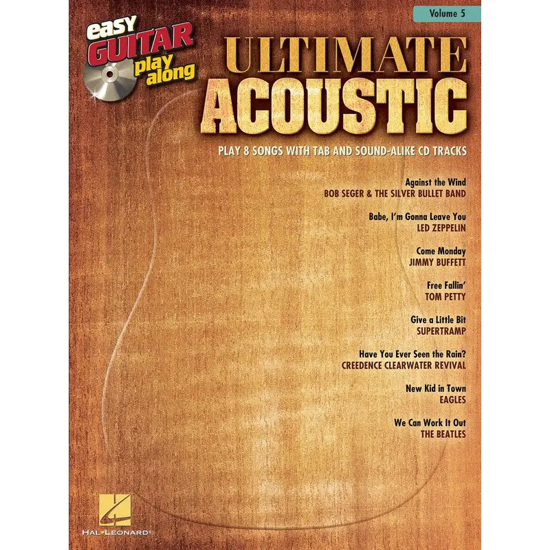 ULTIMATE ACOUSTIC EASY GUITAR PLAY ALONG BK/CD V