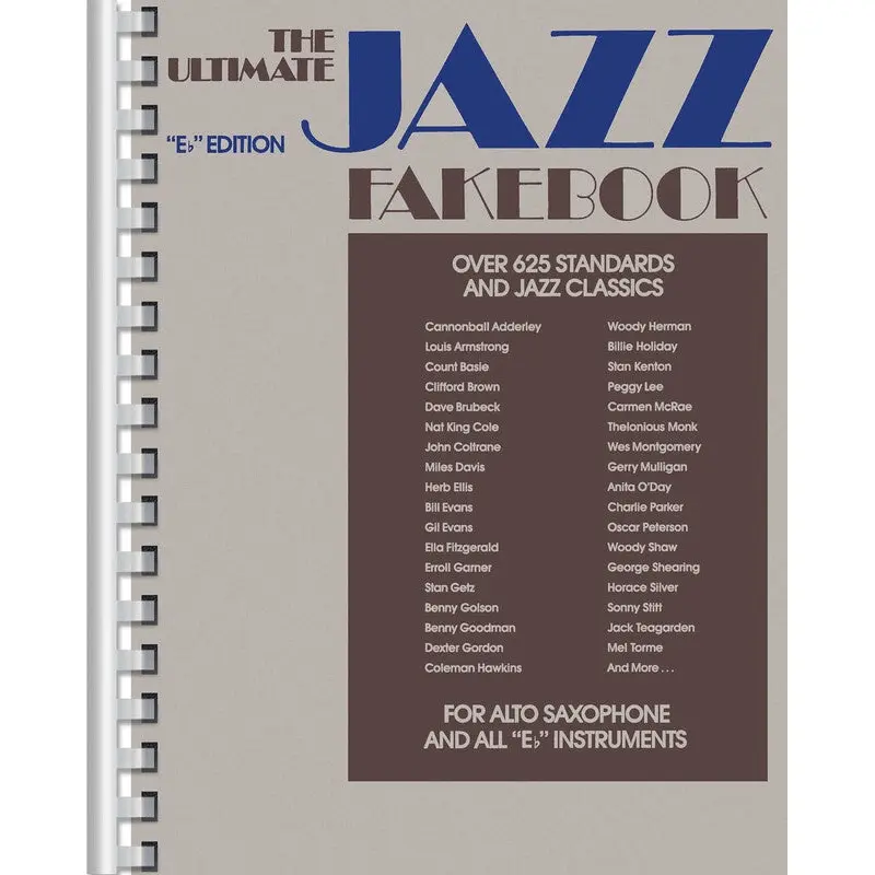 ULTIMATE JAZZ FAKE BOOK E FLAT EDITION