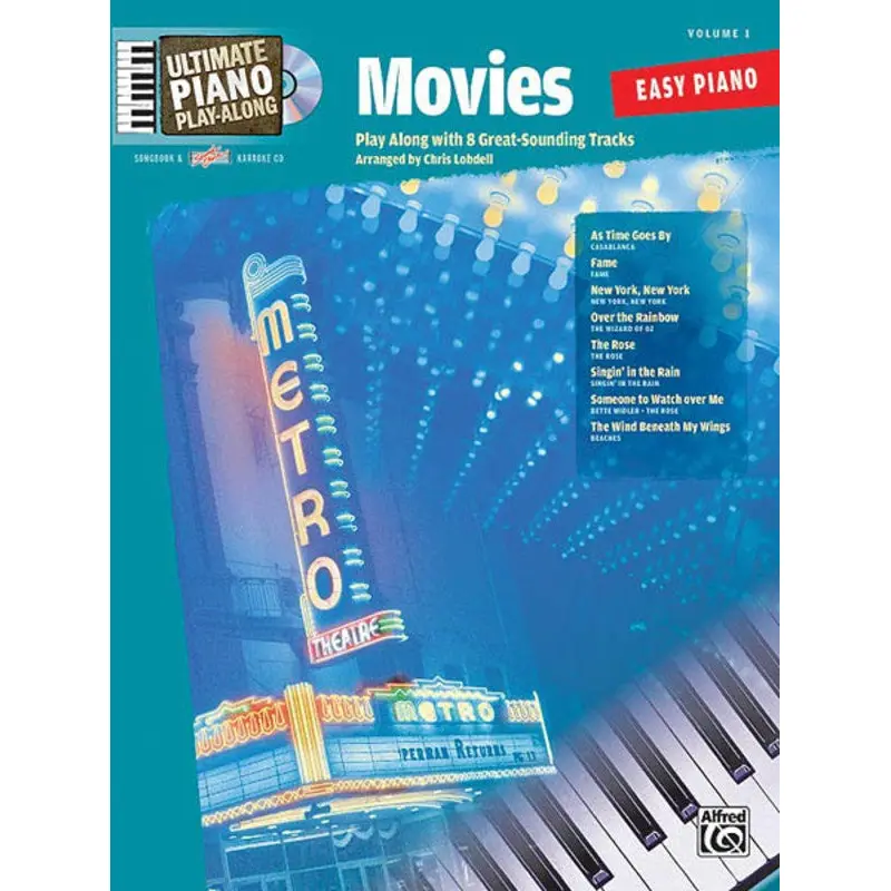 ULTIMATE PIANO PLAY ALONG V1 MOVIES EASY PIANO