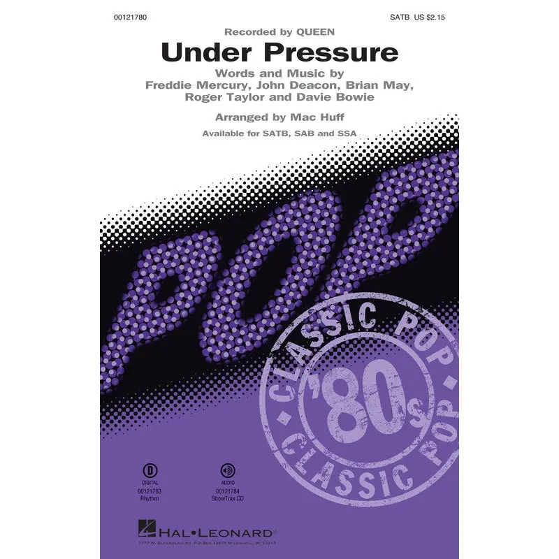 UNDER PRESSURE SATB