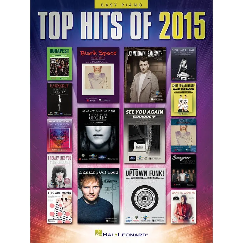 TOP HITS OF 2015 EASY PIANO