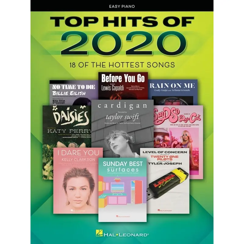 TOP HITS OF 2020 EASY PIANO