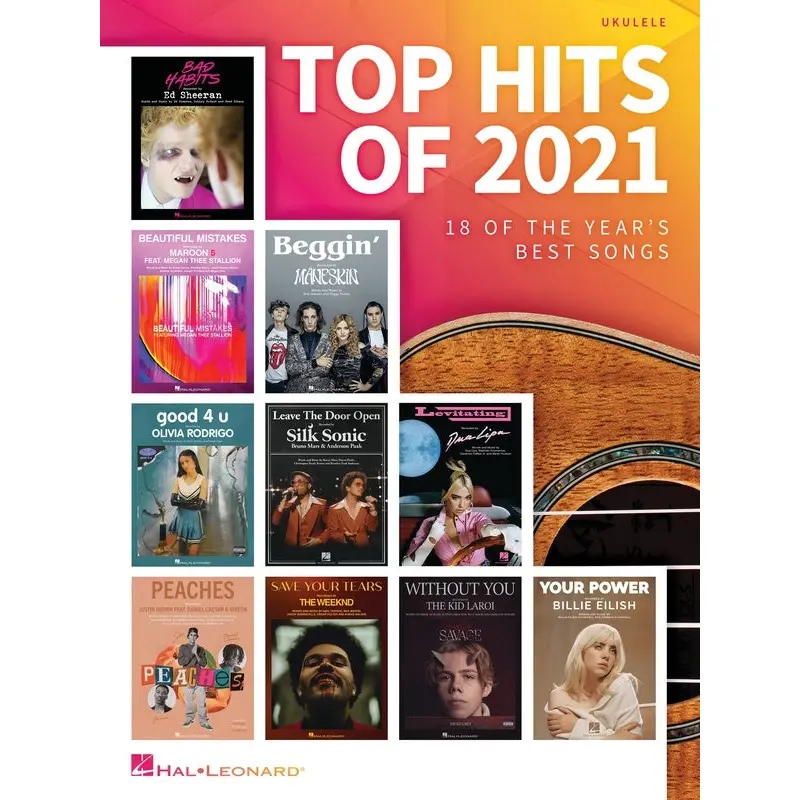 TOP HITS OF 2021 FOR UKULELE
