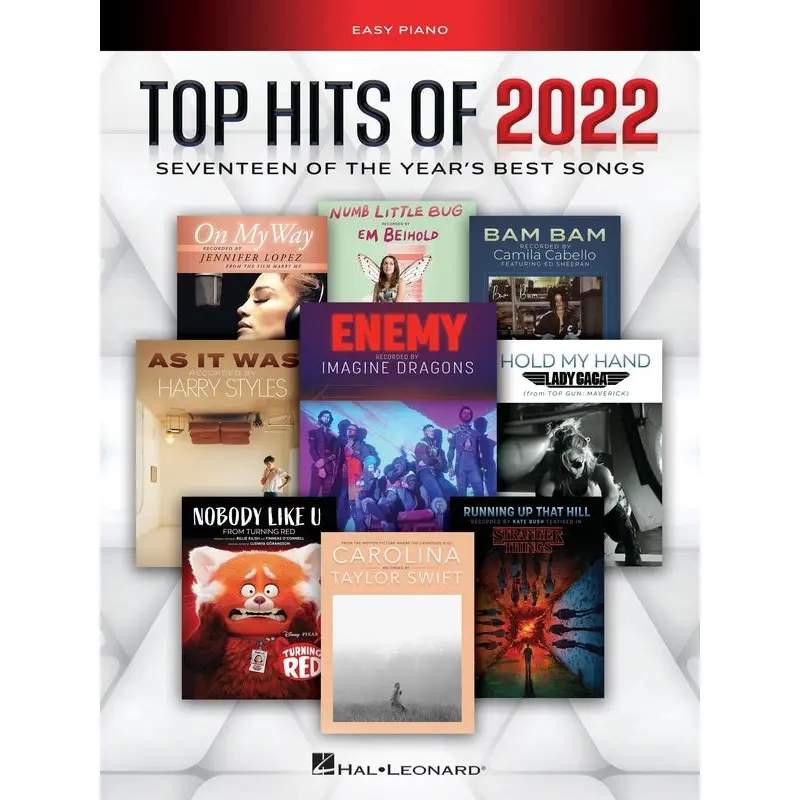 TOP HITS OF 2022 EASY PIANO