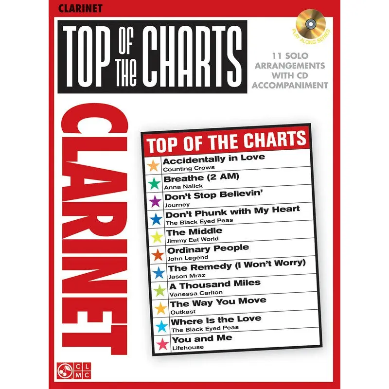 TOP OF THE CHARTS CLARINET BK/CD