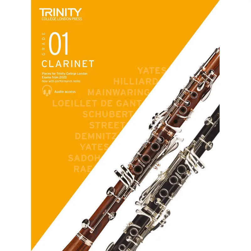 TRINITY CLARINET EXAM PIECES FROM 2023 GRADE 1